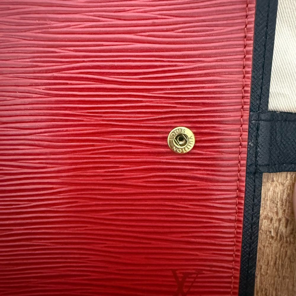 Louis Vuitton Red Epi Leather Small Agenda PM/ Passport Holder COA in photos - Picture 6 of 16